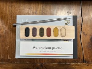 Artgrounds Watercolour Set - 6 earth tones - Florafauna