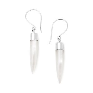 Products: Nick Von K - Mother of Pearl Point Earrings - Florafauna