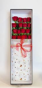 Anniversary: roses in box - Botany Downs Florist & East Auckland same day delivery flowers Howick Florist