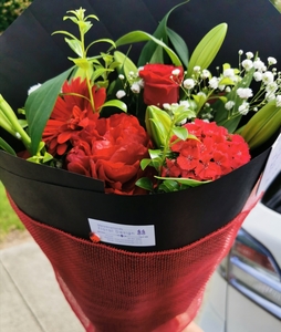 Corporate Gift: Florist Choice Christmas Bouquet - Botany Downs Florist & East Auckland same day delivery flowers Howick Florist