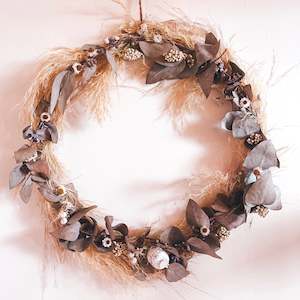 Festive Flowers: Blue Eucalypt Wreath
