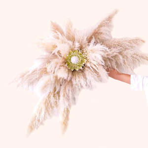 Wedding Florist Auckland: Toi Toi Arch & Wall Arrangement