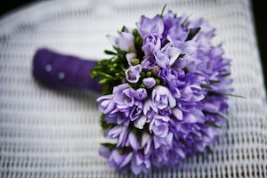 Purple Bridal Bouquet