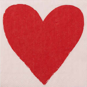 Homeware: Räder - Large Heart - Cocktail Napkin