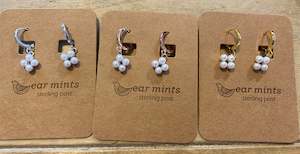 Accessories: Ear Mints 4 Pearl Huggie Earrings 3011