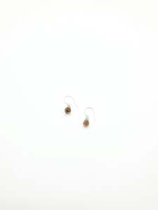 Some Sterling Silver Smokey Quartz Drop Earrings 943