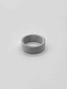 Some Silver Coloured Mesh Ring 448