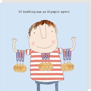 Rosie Made A Thing - Olympic Dadding - Father's Day Card