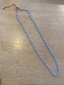 Some Baby Blue Micro Bead Necklace 152