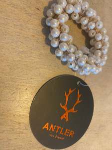Antler Pearl Hair Tie