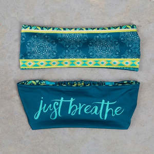 Natural Life Headband Sweat Happy Just Breathe 349