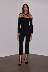 Jumpsuits: Kenzie Jumpsuit in Black