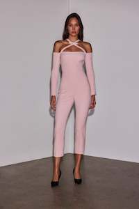 Jumpsuits: Kenzie Jumpsuit in Blush Pink