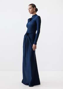Elyse Dress in Midnight Blue