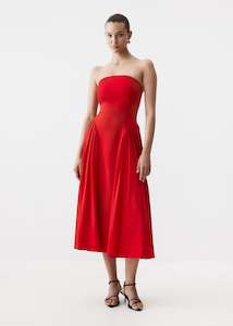 Opening: Aria Dress in Scarlet