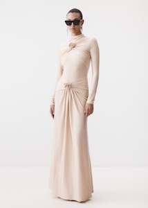 Opening: Elyse Dress in Champagne