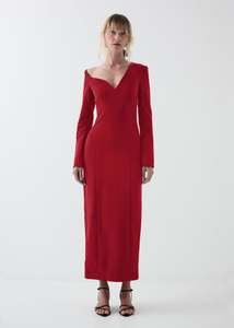 Opening: Bennet Dress in Scarlet