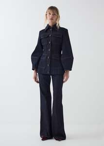Coats Jackets: Florence Jacket in Indigo Denim