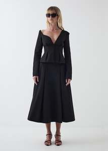 Co Ord Sets: Vivienne Skirt in Black