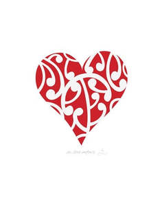 Unfurling Love Blank Card