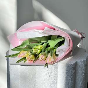 Sympathy Flowers: Tulip Wrap
