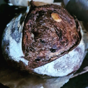Products: chocolate sourdough FlourBro