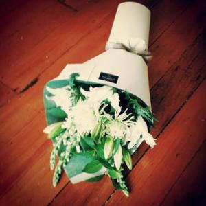 Products: Classic Green and White Bouquet - Flourish Floral Designs