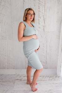 Flourish Range: Aurora Dress - Powder Blue