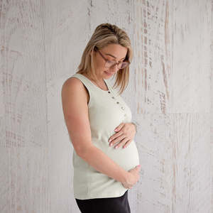 Flourish Range: Aurora Singlet - Soft Sage