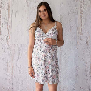 Breastfeeding Sleepwear: Esme Breastfeeding Nightie - Fleur