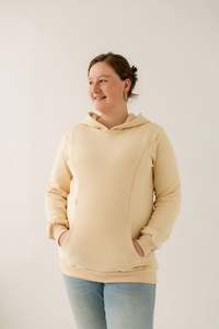 Flourish Range: Beige Breastfeeding Hoodie