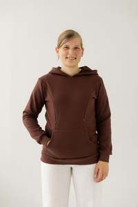 Flourish Range: Chocolate Brown Breastfeeding Hoodie