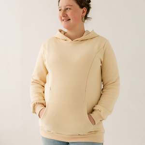 Flourish Range: Butter Yellow Breastfeeding Hoodie