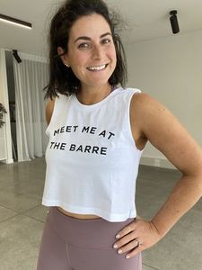 Products: Crop Tank - Meet me at the Barre