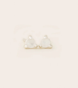 Guardian Angel Studs - Silver