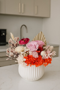Products: Burning Love Flower Vase Arrangement Flower Boutique