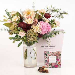Stylish Garden Bouquet & Devonport Chocolate