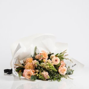 Flowers Bouquets: Wildly Peach Garden Flower Bouquet