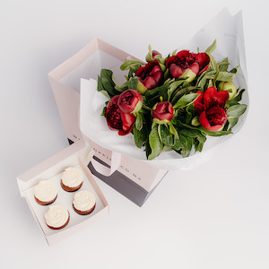 Flowers: Red Charm Peonies