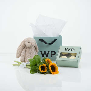 Baby Sunflower & Bunny Gift