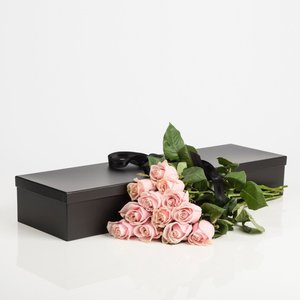 Gifts For Her Gifts: Boxed Pink Roses