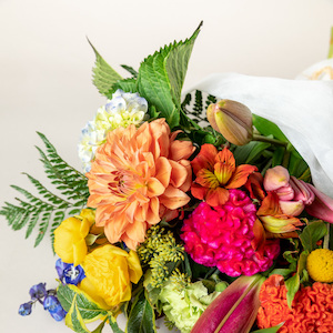 Designer Bouquet of Bright Flowers