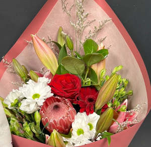 Products: Pastel mix of seasonal flowers