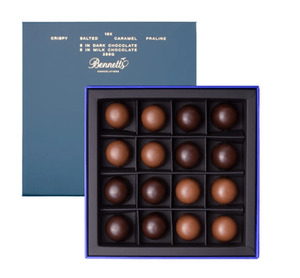 BENNETTS OF MANGAWHAI CRISPY SALTED CARAMEL PRALINE, Chocolate Flowers By Joanne