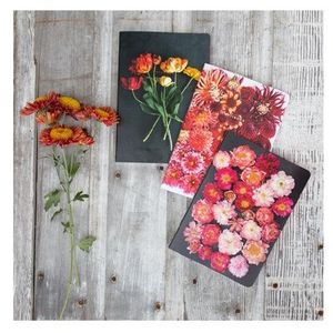Floret Farm's Cut Flower Garden Notebook Trio, Cards and Books Flowers By Joanne