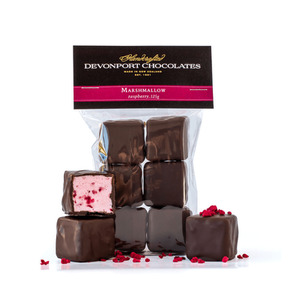 Products: Devonport Chocolate DARK CHOCOLATE COVERED RASPBERRY MARSHMALLOW, Sweets and Gift Basket Flowers By Joanne