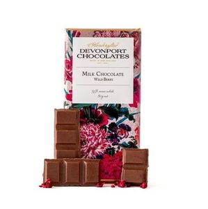 Products: Devonport Chocolate Milk Chocolate Wild Berry Tablet, Sweets and Gift Basket Flowers By Joanne