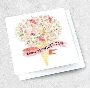 Cards and Books: Greeting card-Small-happy valentine’s day, Cards and Books Flowers By Joanne
