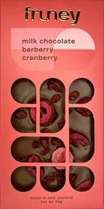 Products: Fruney Milk Chocolate, Barberry & Cranberry Bar, Chocolate Flowers By Joanne