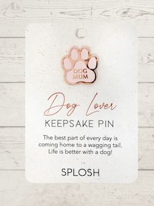 Keepsake pin - Dog lover